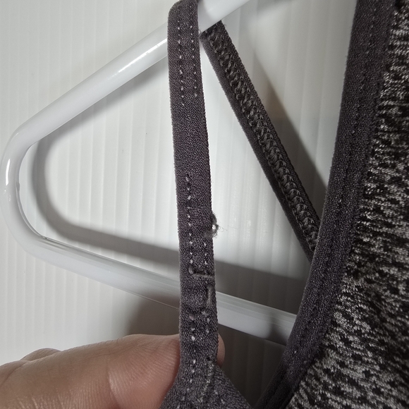 Gymshark Women's Vital Rise Smokey Gray Sports Seamless Bra Gray Marl Size Small - Picture 5 of 9